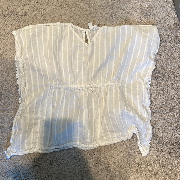 Rachel Zoe Janie and Jack gold and white swim cover up - Picture 1 of 3